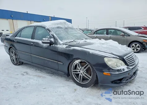 2003 Mercedes-Benz S 600 z USA, uszkodzony, nr VIN WDBNG76JX3A350016